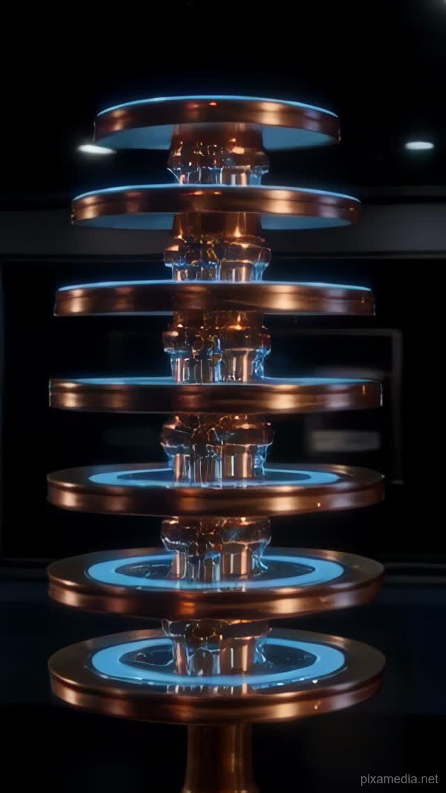 Golden Chandelier of Quantum Cold - Technology & Gadgets AI stock